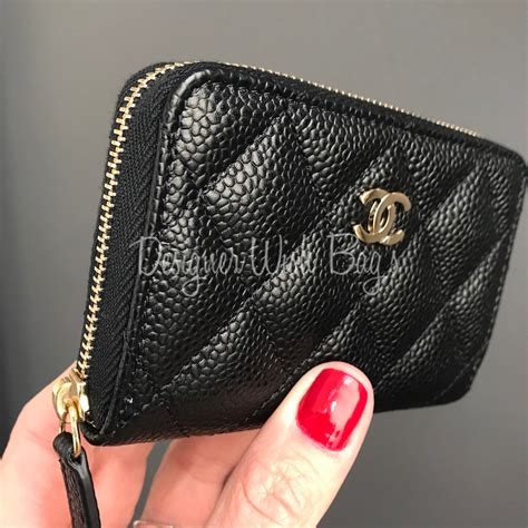 small chanel wallet bag|chanel zipped wallet small.